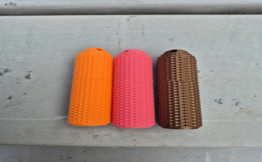 Colored pinecone capsules for the Pinecone Treasure Hunt